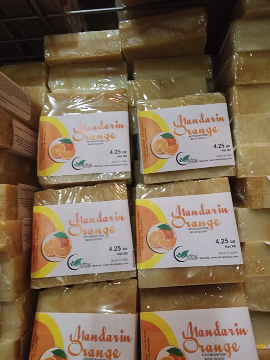 Mandarin Orange Handmade Bar soap