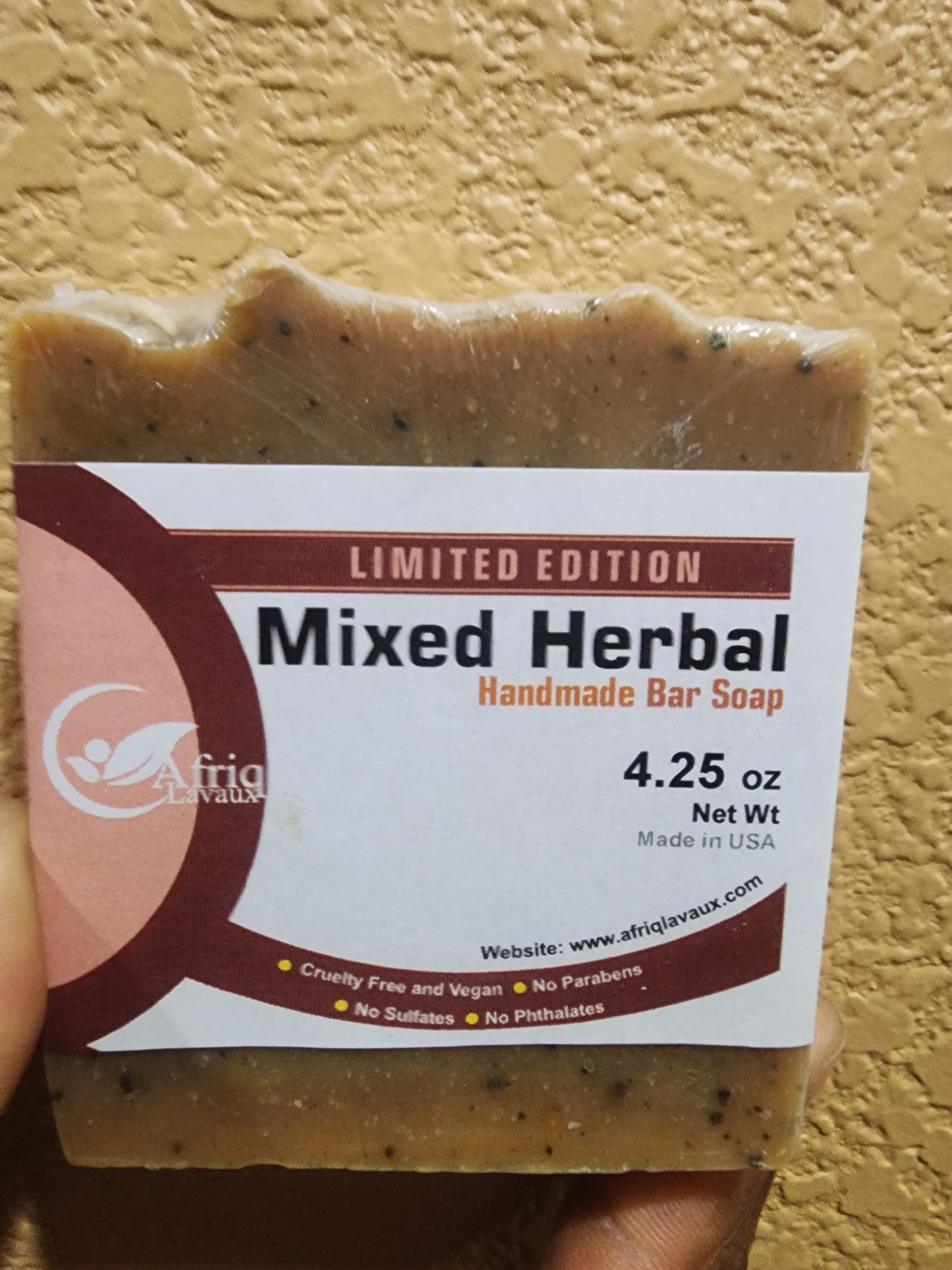 Limited Edition Mixed Herbal  Handmade Bar soap