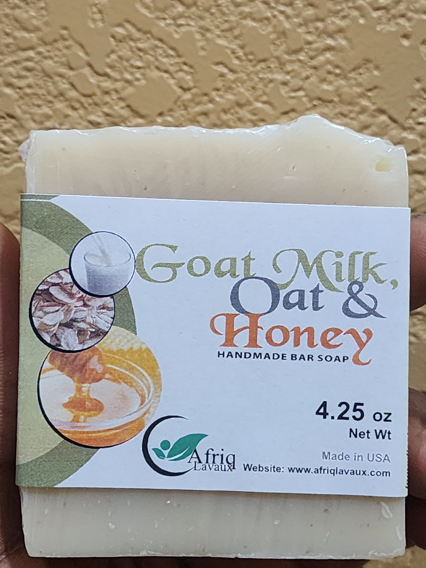 Goat Milk, Oat & Honey Handmade Bar Soap