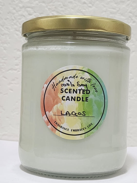 Lagos 100% Soy Handmade Candle 16oz Jar
